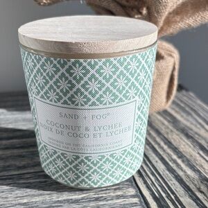 Sand + Fog Coconut & Lychee Scented Candle in Green